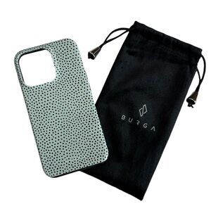 BURGA iPhone 13 Pro Mint Gelato Dots case